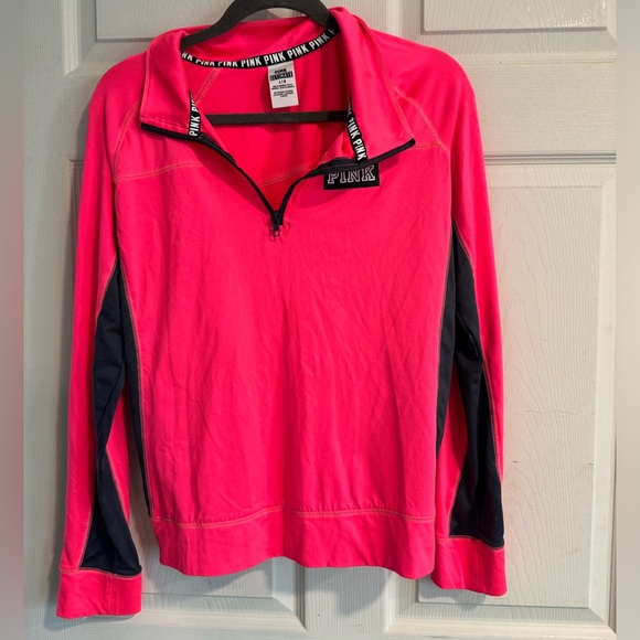 PINK Victoria's Secret Tops - PINK quarter zip up size large